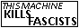 button that says keep facists away